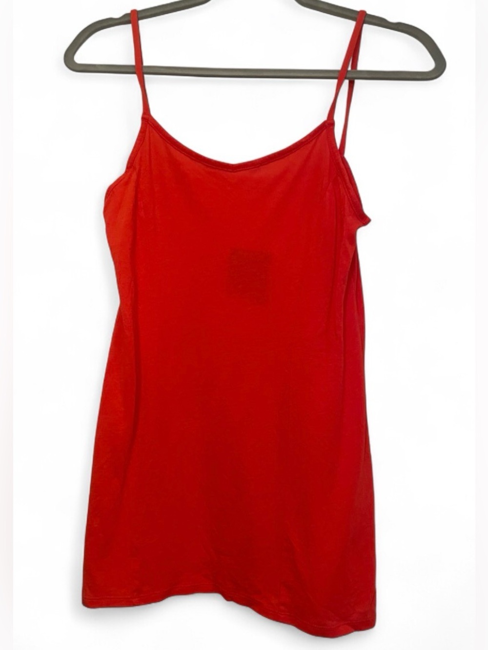 NWT Pure Good Anthropologie Coral Red Tank Top Womens Size Medium